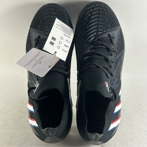 Adidas Predator Edge.1 L FG Soccer Cleats Black Size Mens 6 Womens 7 GV7391 - Picture 5 of 10